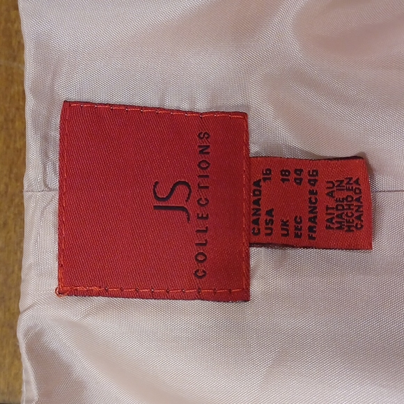 JS Collections 3 Piece Satin Mother of the Bride Suit NEW- Sz. 16 - Picture 12 of 14